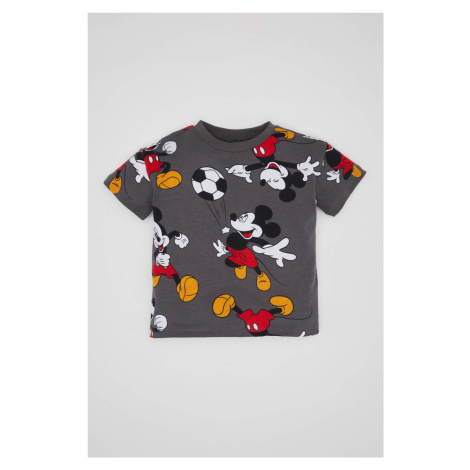 DEFACTO Regular Fit Mickey & Minnie Licensed Short Sleeve T-Shirt
