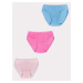 Yoclub Kids's Cotton Girls' Briefs Underwear 3-Pack BMD-0036G-AA30-002