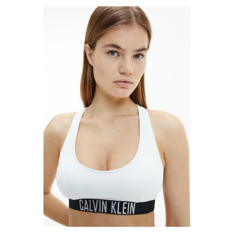 Calvin Klein Intense Power bralette vrchní díl plavek - bílá