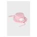 Dětský klobouk Mayoral Newborn růžová barva