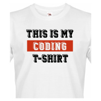 Pánské tričko pro programátory This is my Coding Tshirt