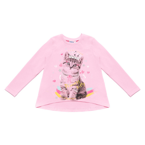 Dívčí tričko - WINKIKI WKG 92560, růžová/ 210 Barva: Růžová