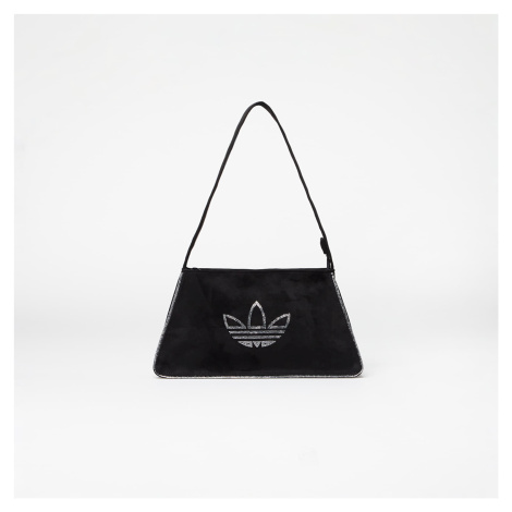 Kabelka adidas Rhinestones Fake Suede Shoulder Bag Black