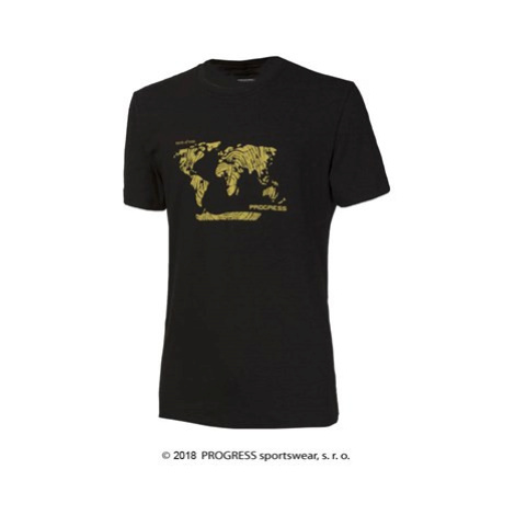 PROGRESS BARBAR svět bambus tričko pánské, černá Barva: černá