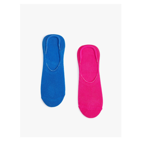 Koton Set of 2 Flats with Flats and Socks, Multicolor