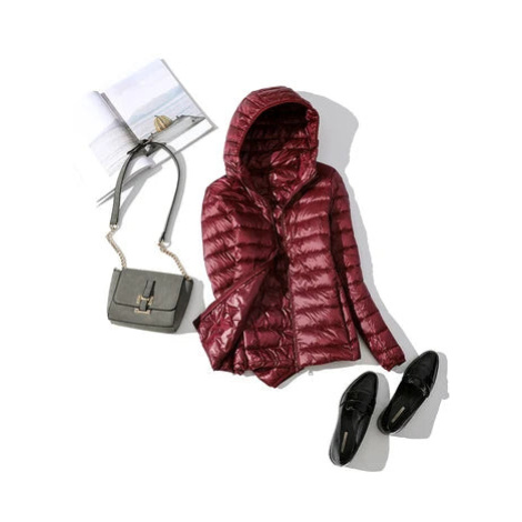 dámská bunda – slim střih, krátká parka s kapucí