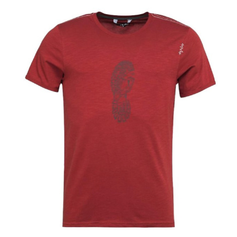 Chillaz Leave A Footprint triko KR pánské, červená