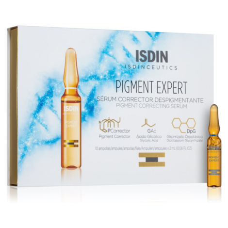 ISDIN Isdinceutics Pigment Expert zesvětlující korekční sérum proti pigmentovým skvrnám v ampulí
