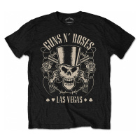 Guns N Roses tričko, Top Hat Skull & Pistols Las Vegas, pánské