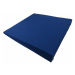 Eureko Sedací klín s potahem, 37 x 37 x 7/2 cm, modrá