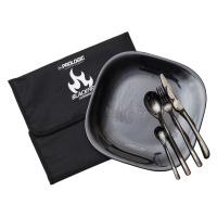 Prologic Talíř S Příborem Blackfire Dinning Set