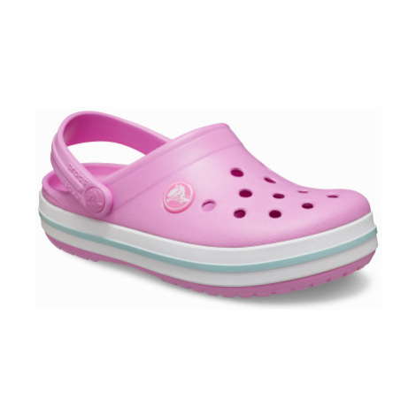 pantofle Crocs Crocband Clog K - Taffy pink rose taffy