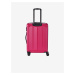 Růžový cestovní kufr Travelite Cruise 4w M