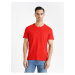 Červené pánské tričko Celio Tebase