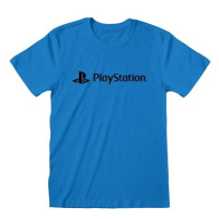 PlayStation - Black Logo - tričko XL