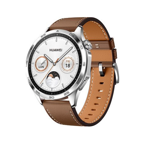Huawei Watch GT 4 46 mm Brown Leather Strap