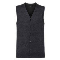 Men's Sleeveless Cardigan, Neckline V R719M 50/50 50% Cotton 50% Acrylic CottonBlend TM weave 12