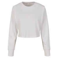 Build Your Brand Dámský crop top BY131 White