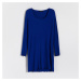 Reserved - Šaty s vysokým podílem Tencel™ Modalu - Modrá