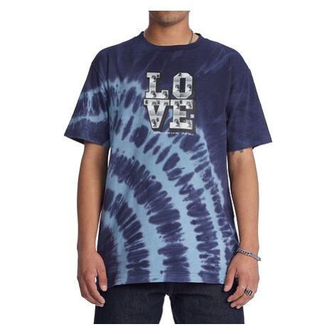 Dc shoes pánské tričko Blabac Lovepark Navy Blazer Spiral Tie Dye | Modrá |