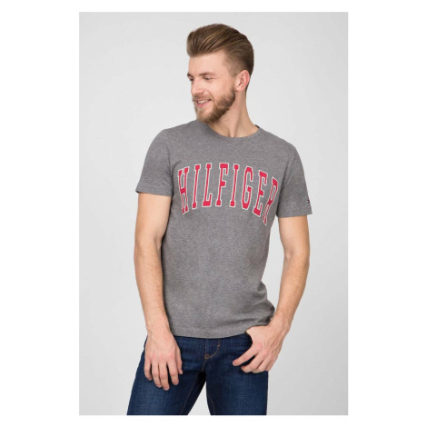 Tommy Hilfiger pánské šedé tričko College