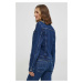 Džínová bunda Tommy Hilfiger dámská, tmavomodrá barva, přechodná
