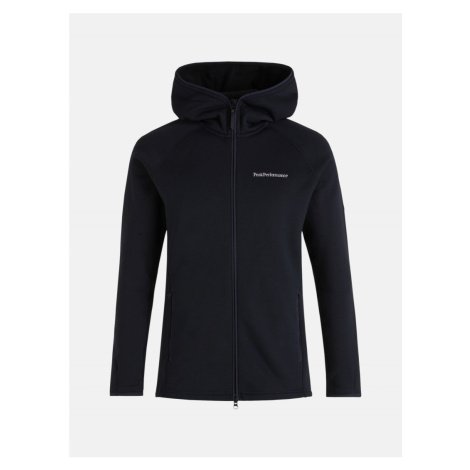 Mikina peak performance m chill zip hood černá