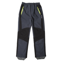 Chlapecké softshellové kalhoty, zateplené - Wolf B2296, šedá/ černá kolena Barva: Šedá