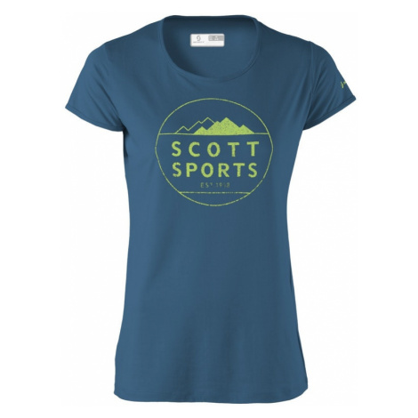 Dámské triko s krátkým rukávem Scott Tee W's 10 Dri s/sl Modrá