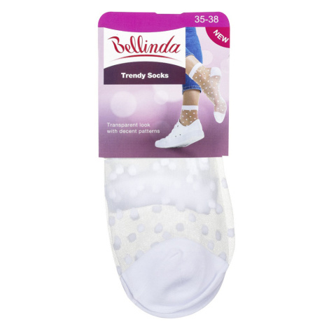 Bellinda Dámské punčochové ponožky s puntíky vel. 35/38 1 pár bílé