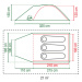 Turistický stan Coleman Darwin 3+