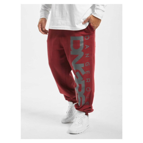 Tepláky Dangerous DNGRS / Sweat Pant Classic in red | Modio.cz