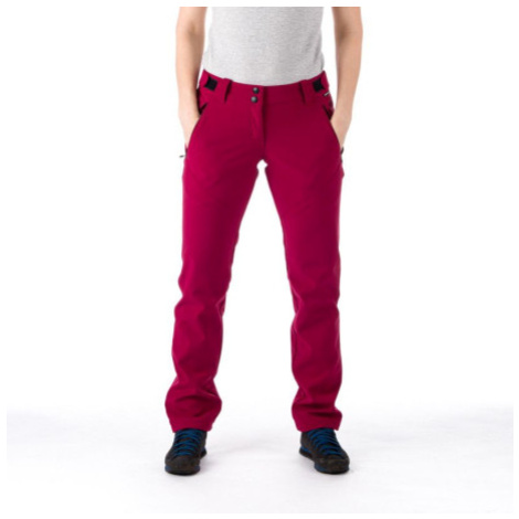 Dámské turistické zateplené kalhoty NORTHFINDER ALESSANDRA-510-cherry