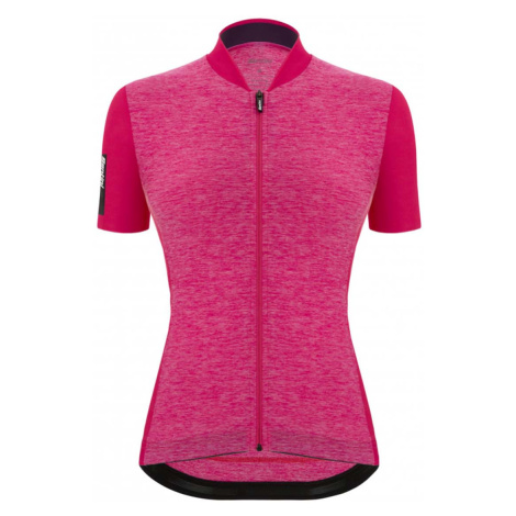 SANTINI Cyklistický dres s krátkým rukávem - COLORE PURO LADY - růžová