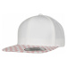 Checkerboard Snapback - lightrose/white