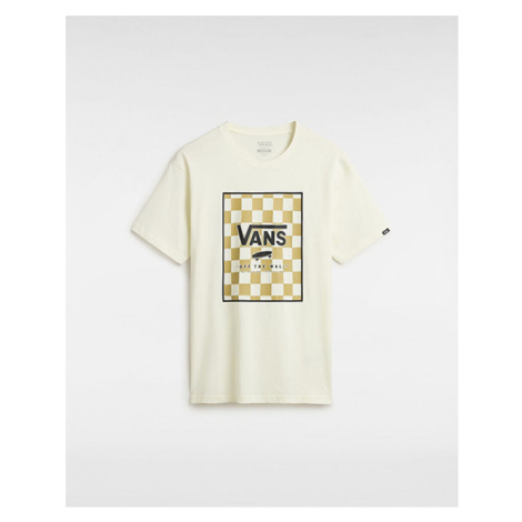 VANS Classic Print Box T-shirt Men Beige, Size
