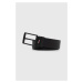 Oboustranný kožený pásek Tommy Hilfiger pánský, černá barva, AM0AM12178