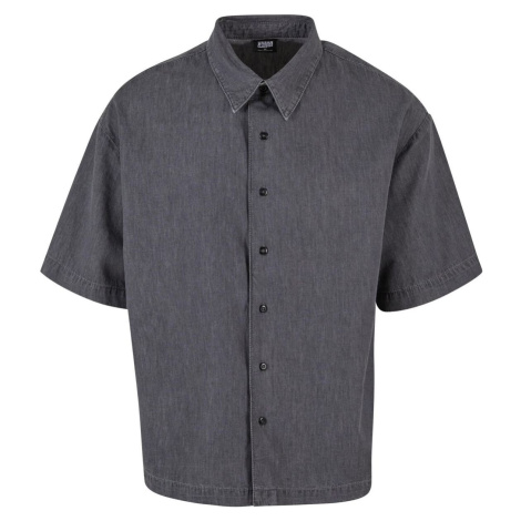 Urban Classics Lightweight Denim Shirt Košile šedá