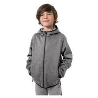 4F JUNIOR-BOYS SOFTSHELL JSFM001-24M-MIDDLE GREY MELANGE Šedá