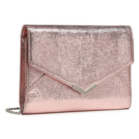 Konofactory Růžová lakovaná společenská kabelka "Gem"