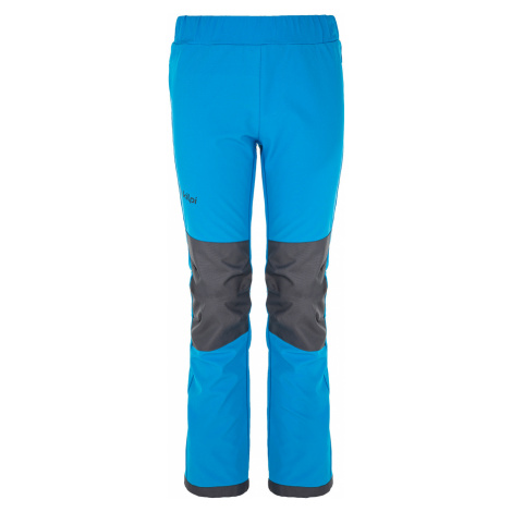 Kilpi RIZO-J Dětské softshellové kalhoty QJ0454KI Modrá