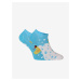 Bílo-modré dětské veselé ponožky Dedoles Kapitán kačenka