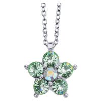 CRYSTalp Hravý náhrdelník s krystaly Party Flower 30545.PER.R