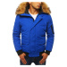 Pánská zimní bunda s kapucí s odepínatelnou kožešinou - XXL