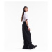 Kalhoty karl lagerfeld klxcd wide leg pants černá