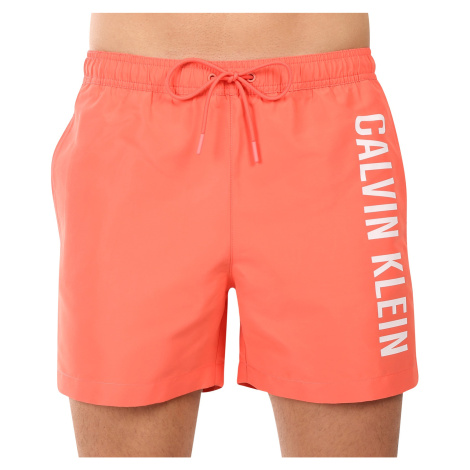 Pánské plavky Calvin Klein růžové (KM0KM01092-U07)