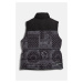 Vesta karl lagerfeld jeans klj blocked puffer vest aop bandana black