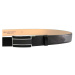 Penny Belts Pánský kožený společenský opasek 35-020-A6 black 95 cm