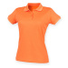Henbury Dámské funkční polo tričko H476 Bright Orange