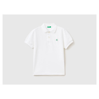 Benetton, Slim Fit Polo In 100% Organic Cotton